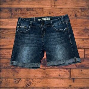 Hydraulic Women's Dark Blue Denim Shorts